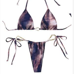 MULTI COLOR TRIANGLE BIKINI